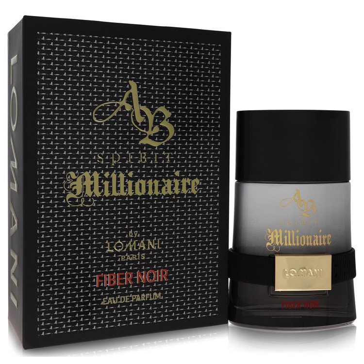 Ab Spirit Millionaire Fiber Noir Eau De Parfum Spray By Lomani