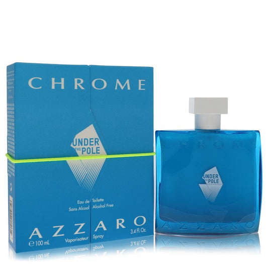 Chrome Under The Pole Eau De Toilette Spray (Alcohol Free) By Azzaro