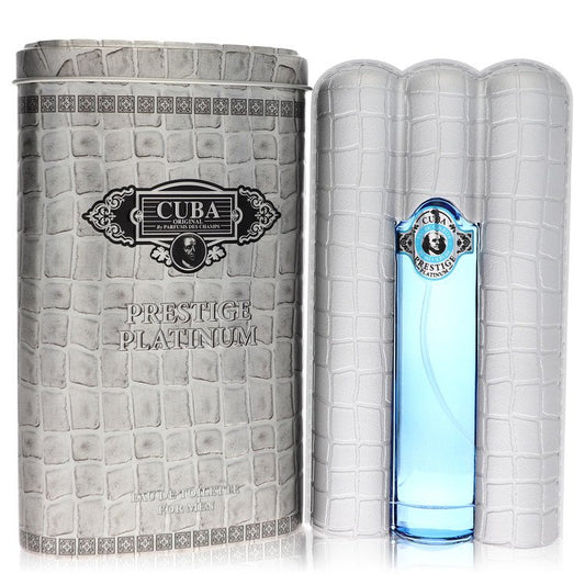 Cuba Prestige Platinum Eau De Toilette Spray By Fragluxe